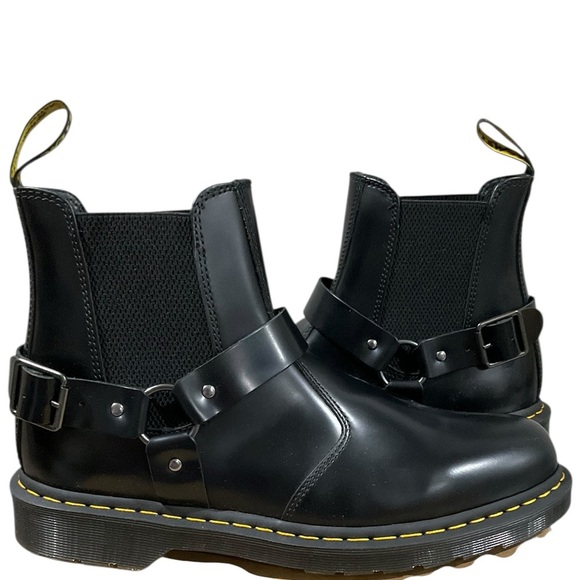 Dr. Martens Men’s Wilcox Smooth Leather Buckle Boots EUR 47 Size 13 NEW - Picture 5 of 13